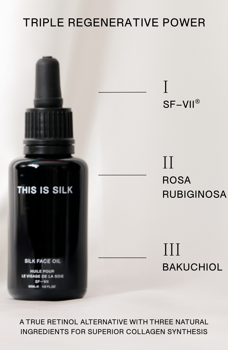 ThisIsSilk Silk Face Oil, Alternate, color, Black