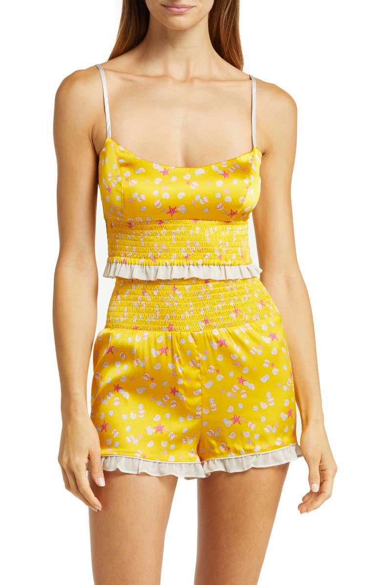 Morgan Lane Lia Marta Silk Blend Short Pajamas, Main, color,