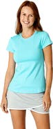 Sofibella UV Colors Short Sleeve Womens Tennis Shirt