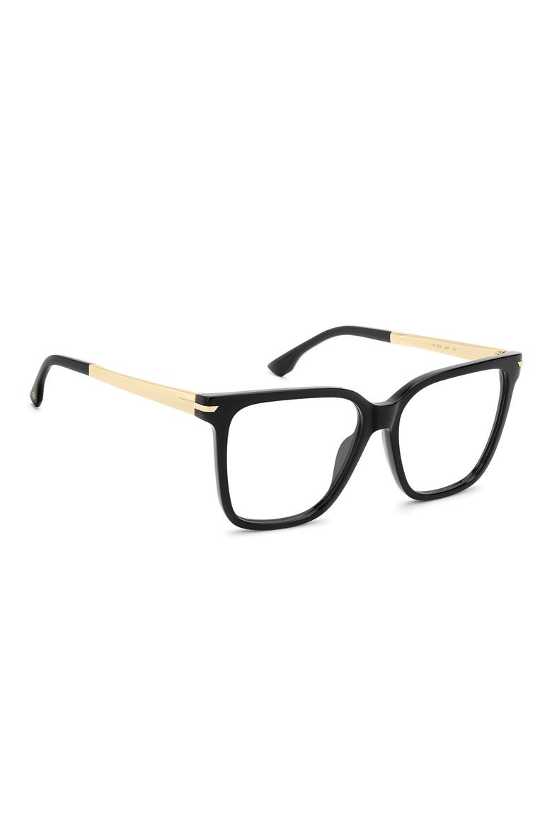 VB 1009 54mm Square Optical Glasses, Alternate, color, BLACK GOLD