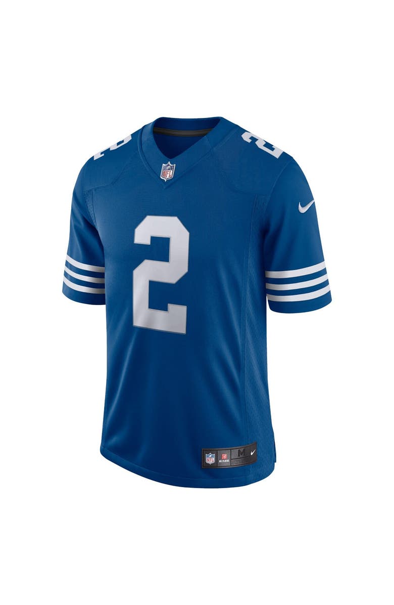 Nike Men's Nike Carson Wentz Royal Indianapolis Colts Alternate Vapor Limited Jersey, Alternate, color, 