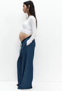 H&M Mama Wide Paper Bag Trousers