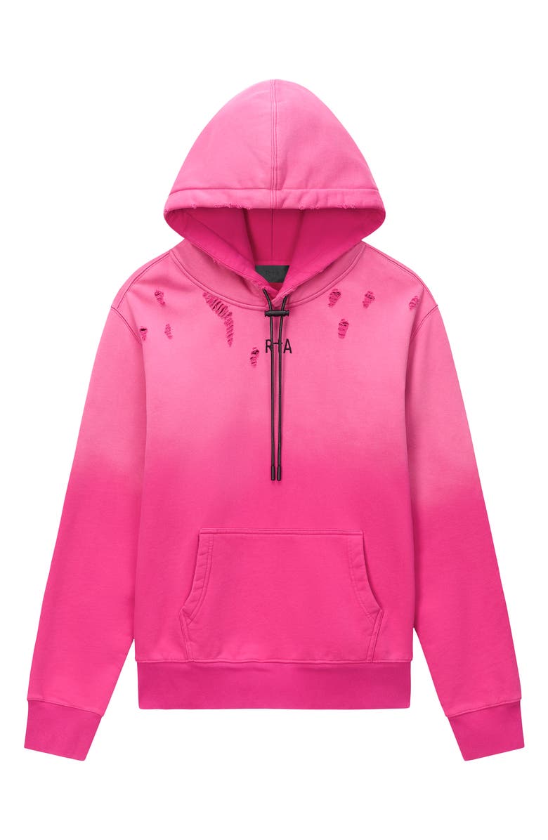 RtA Dion Distressed Hoodie, Main, color,