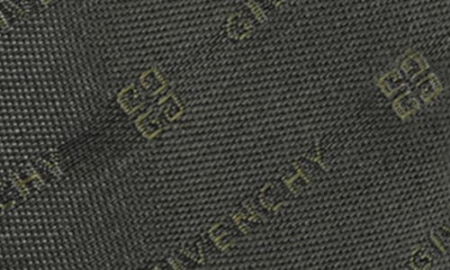 Givenchy Diagonal Logo Jacquard Silk Tie In Gold