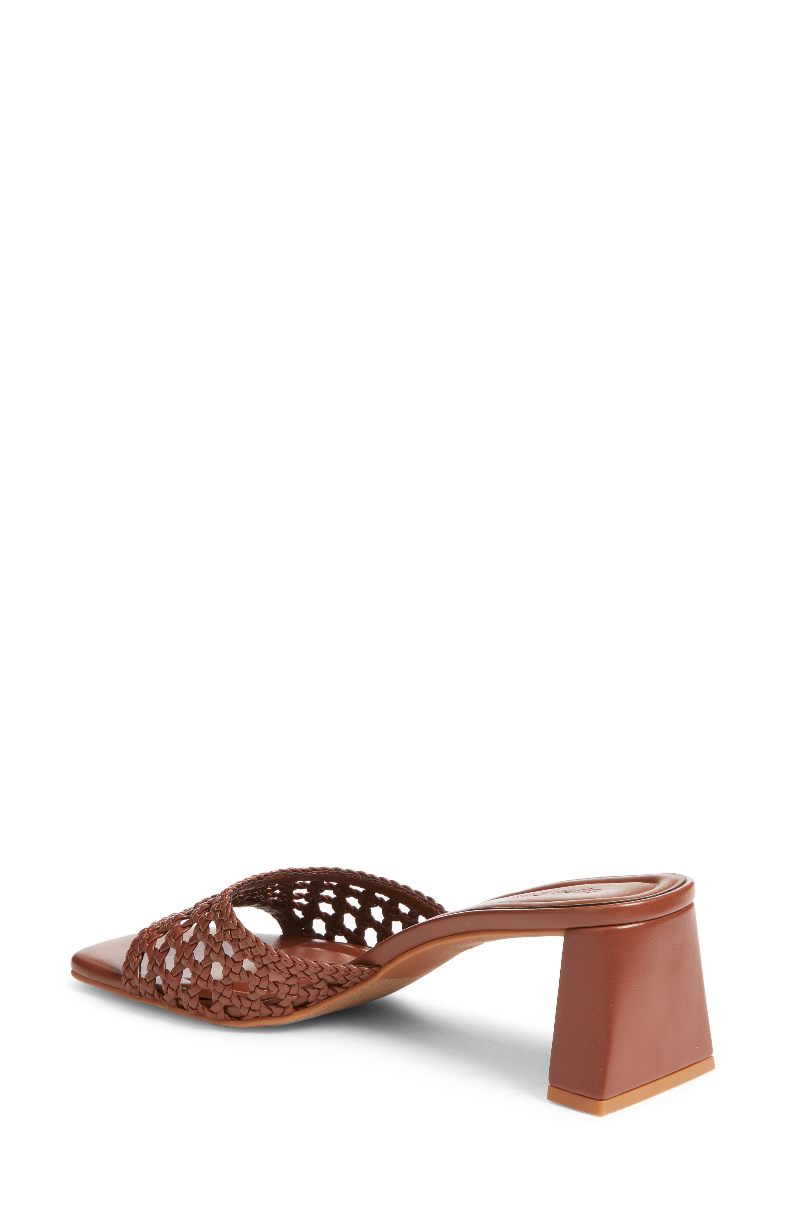 Open Edit Jaydin Block Heel Sandal, Alternate, color, Brown Russet