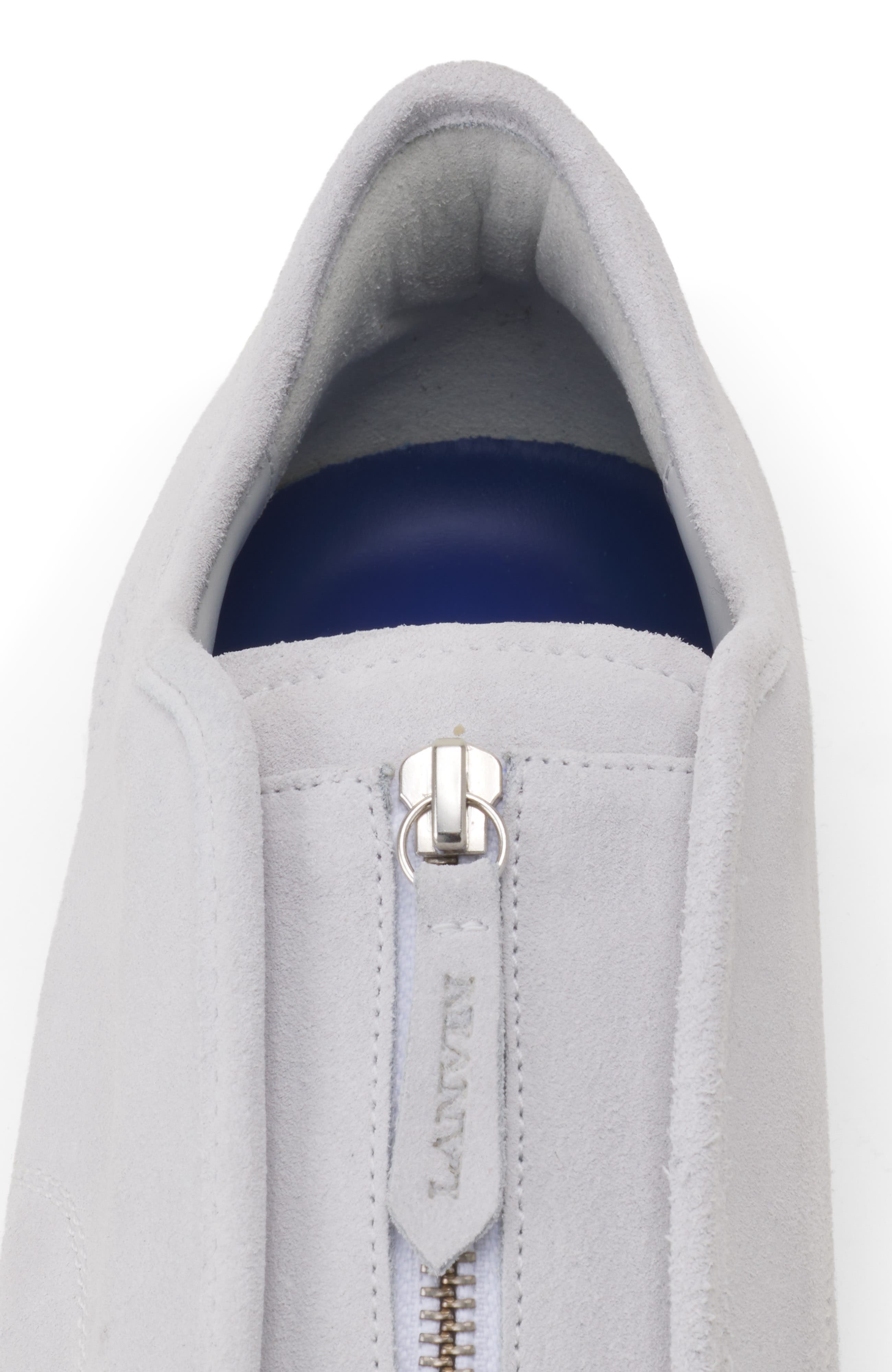Dbb1 Suede Zip Sneakers, Alternate, color, White