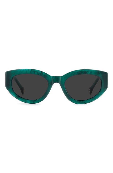 Her 52mm Gradient Oval Sunglasses