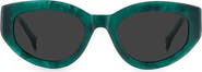 Carolina Herrera Her 52mm Gradient Oval Sunglasses