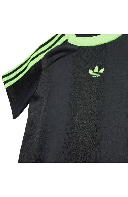 Adidas Originals Adidas Jacquard T-shirt & Shorts Set In Black