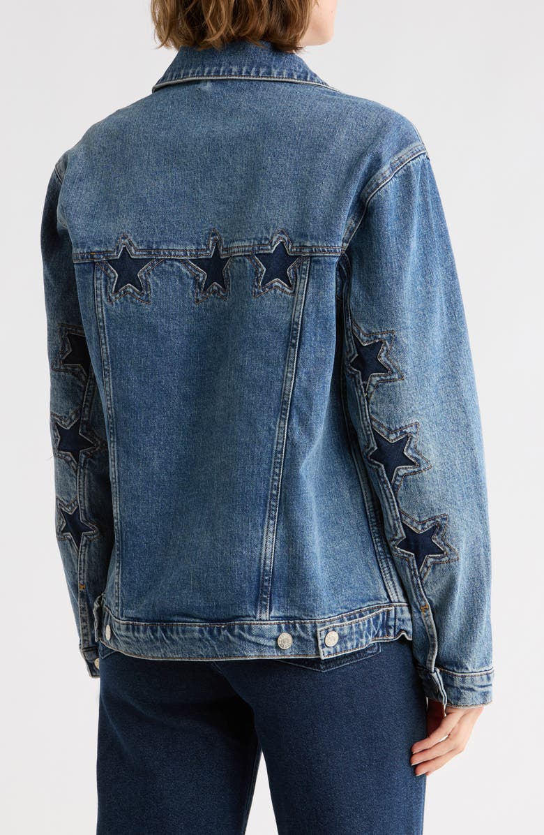 Rails Grove Denim Trucker Jacket, Alternate, color, Starry Night