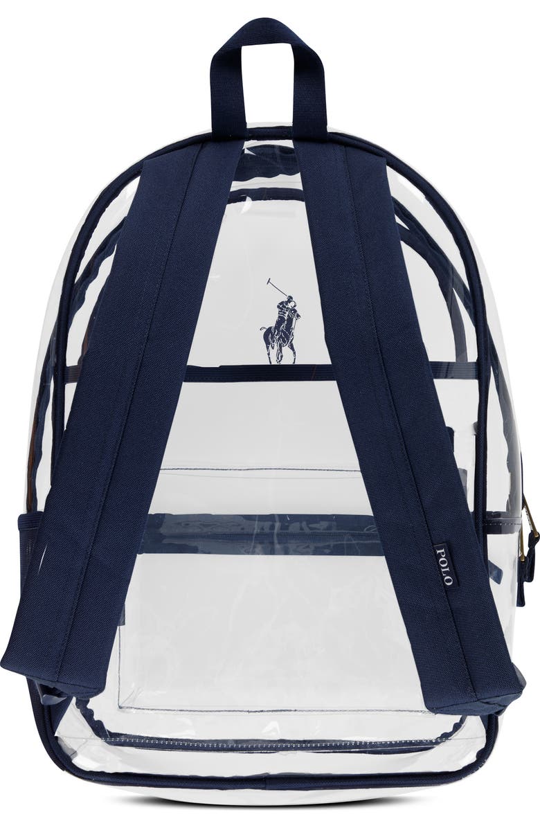 Ralph Lauren Kids' Transparent Backpack, Alternate, color,