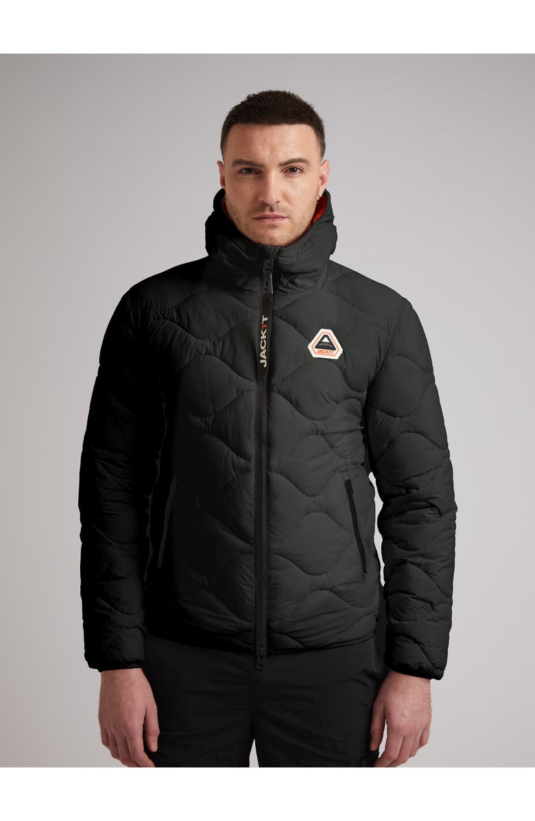 JACK1T Orb1T Long Sleeve Hooded Jacket, Main, color, Black