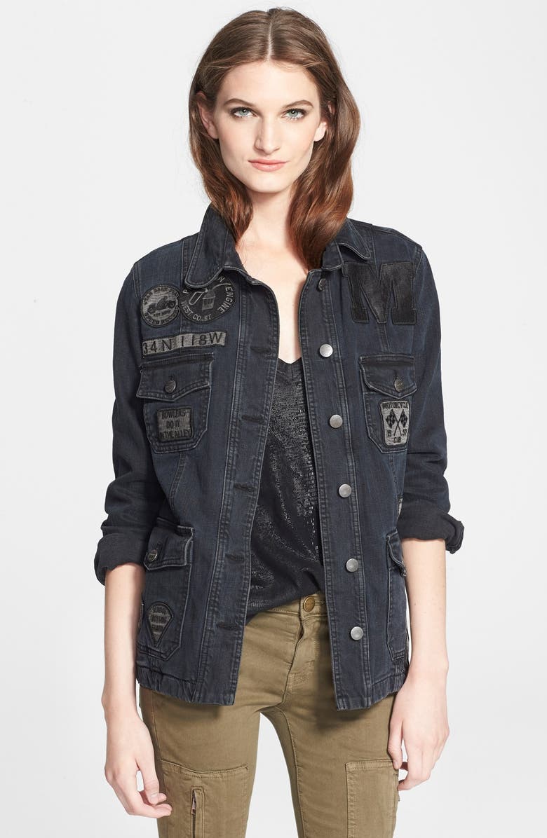 Current/Elliott 'The Commander' Denim Jacket, Main, color,