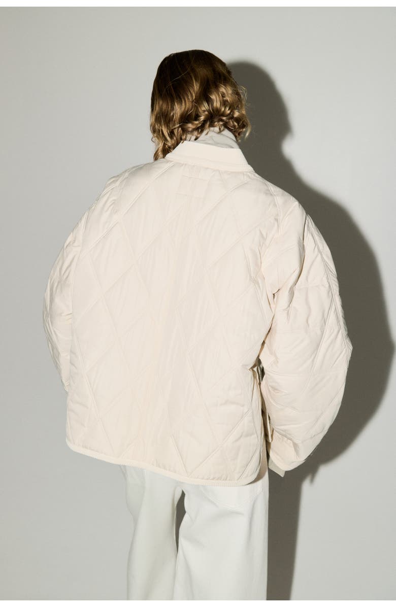 H&M Quilted Jacket, Alternate, color, Light Beige