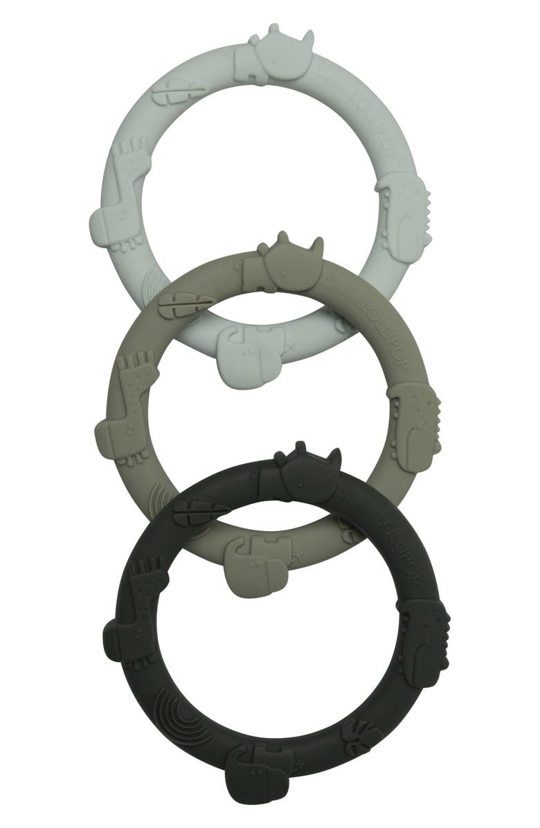 Loulou Lollipop Set of 5 Teething & Grasping Toys, Alternate, color, 
