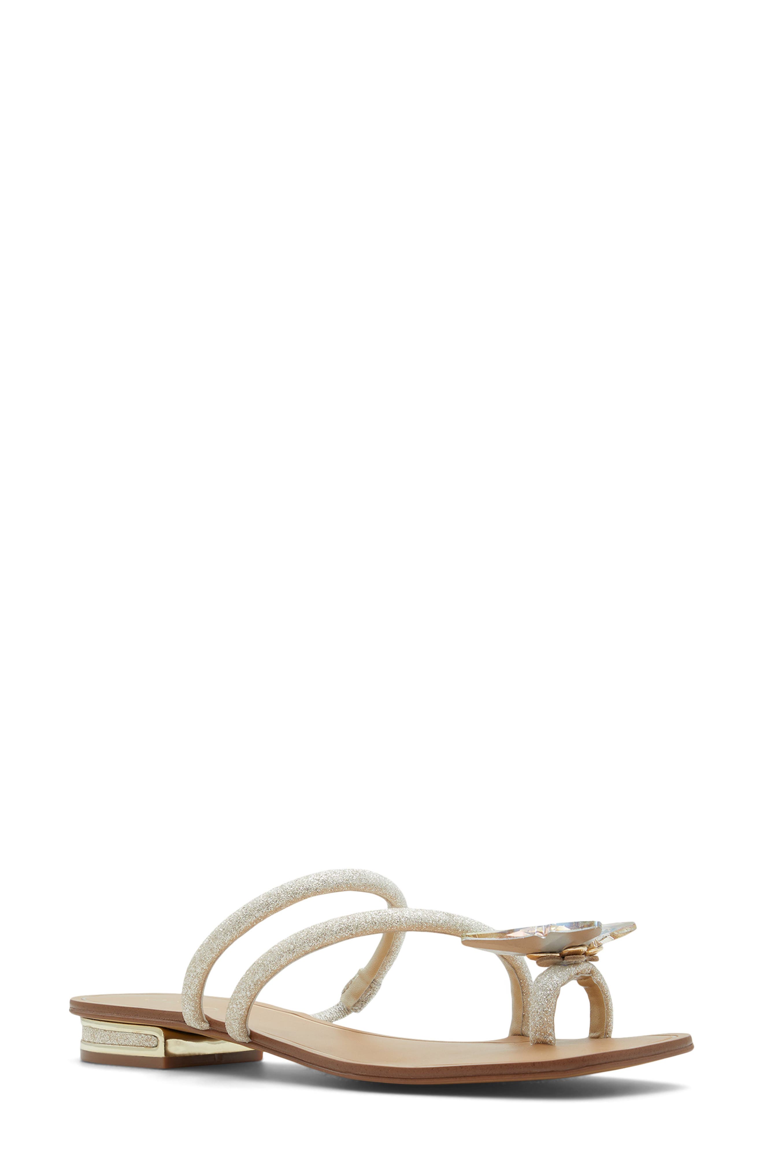 ALDO Garberia Crystal Butterfly Sandal, Main, color, 