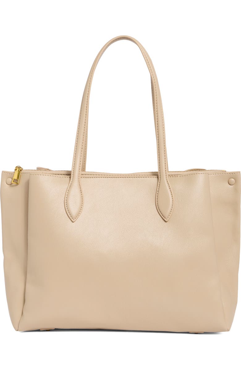 Melie Bianco Georgina Carryall Tote Bag, Main, color, Bone