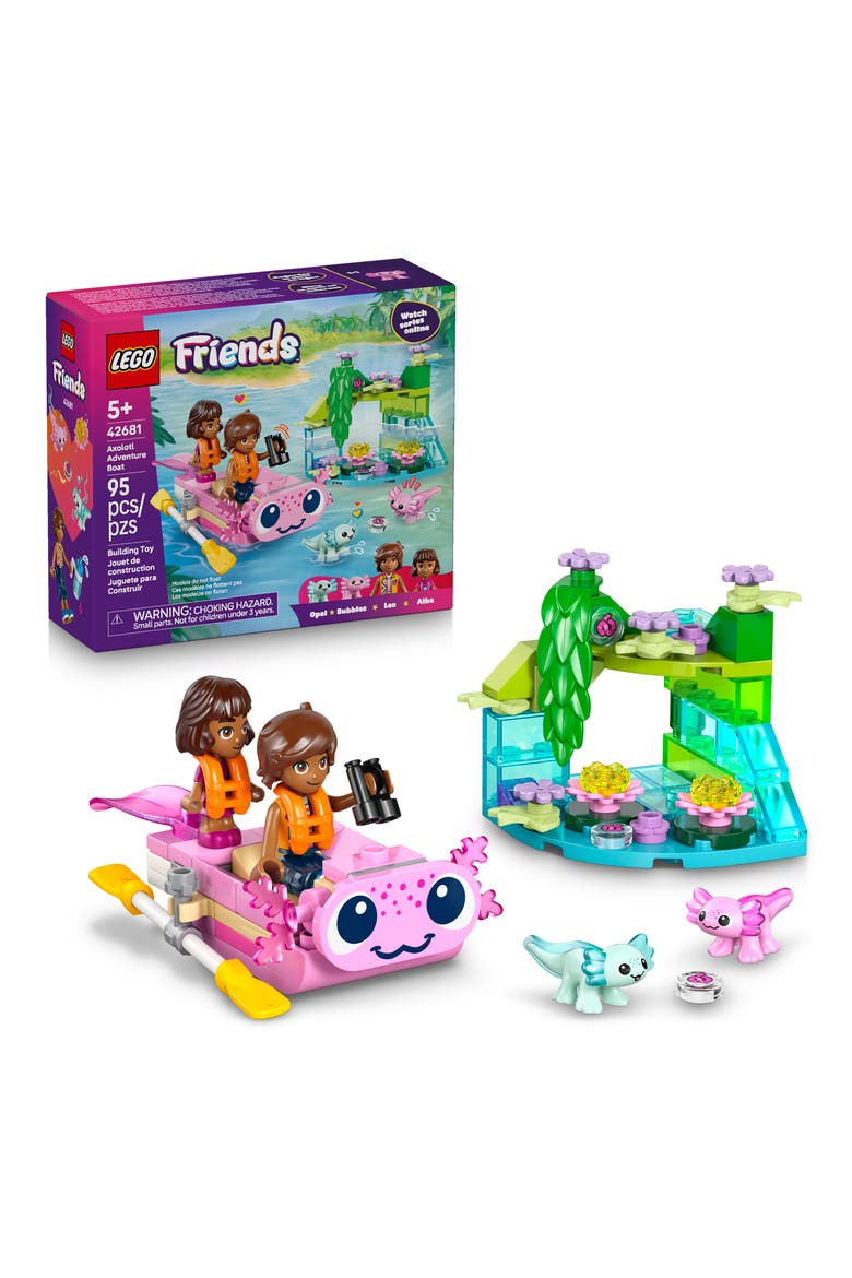 Friends Axolotl Adventure Boat 42681, Alternate, color, MULTI