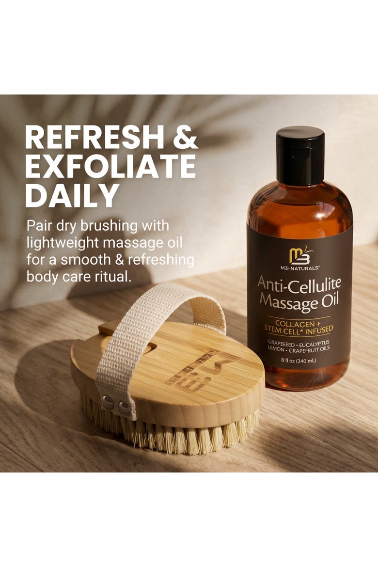 Anti-Cellulite Oil & Brush Bundle, Alternate, color, None