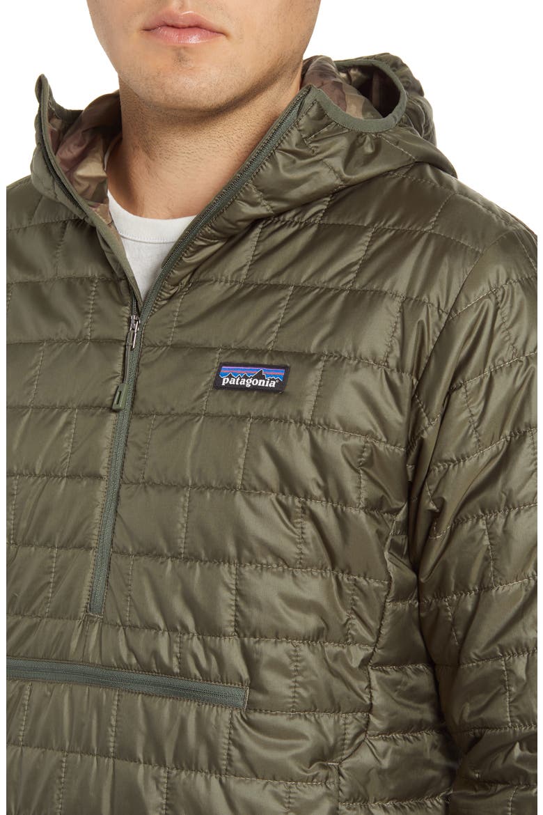 Nano Puff® Bivy Regular Fit Water Resistant Jacket, Alternate, color, INDUSTRIAL GREEN