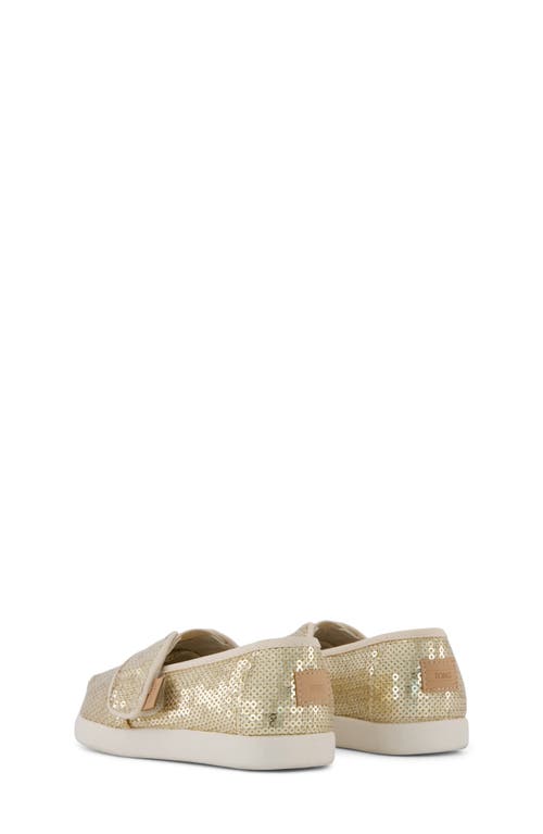 Toms Kids' Alpargata Sneaker In Gold