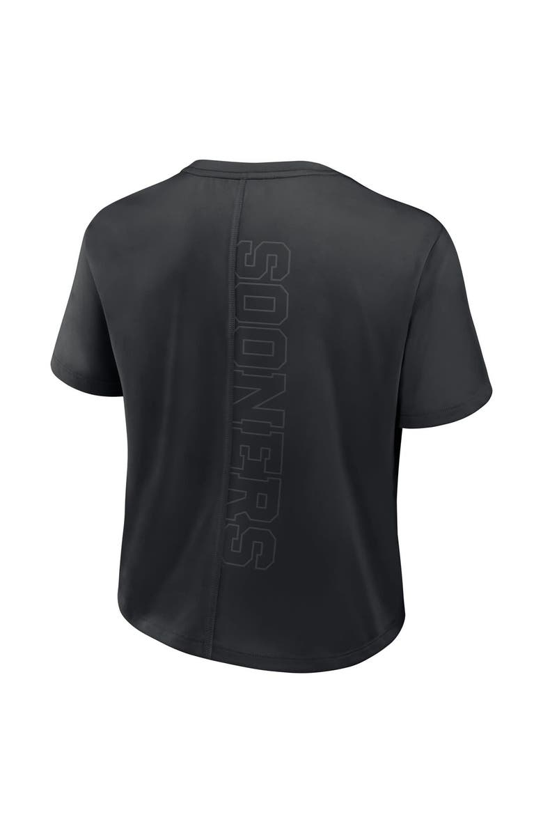 Nike Women's Nike Black Oklahoma Sooners Performance Cropped T-Shirt, Alternate, color, Black