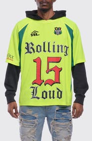 Rolling Loud Victory Jersey Layered Hoodie