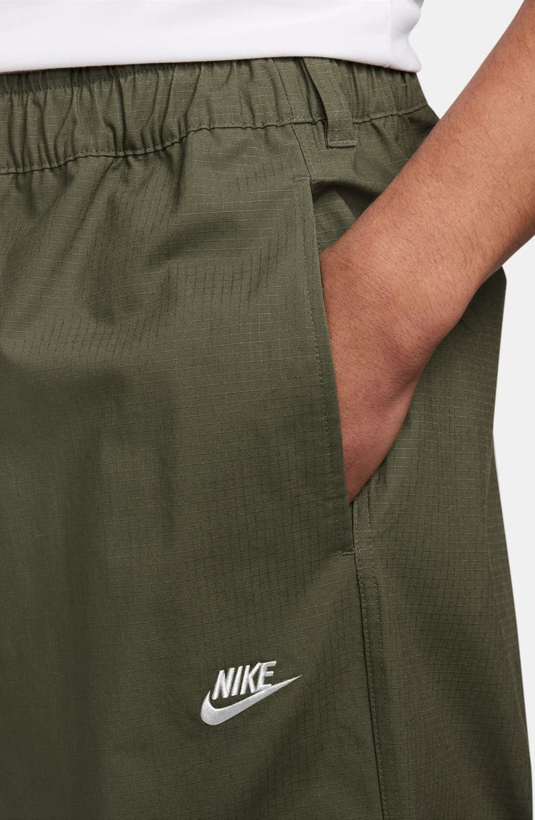 Nike Sportswear Club Stretch Cotton Ripstop Cargo Pants, Alternate, color, Medium Olive/ White