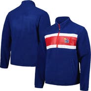 G-III SPORTS BY CARL BANKS Men's G-III Sports by Carl Banks Navy Kansas Jayhawks Pinch Runner Half-Zip Top