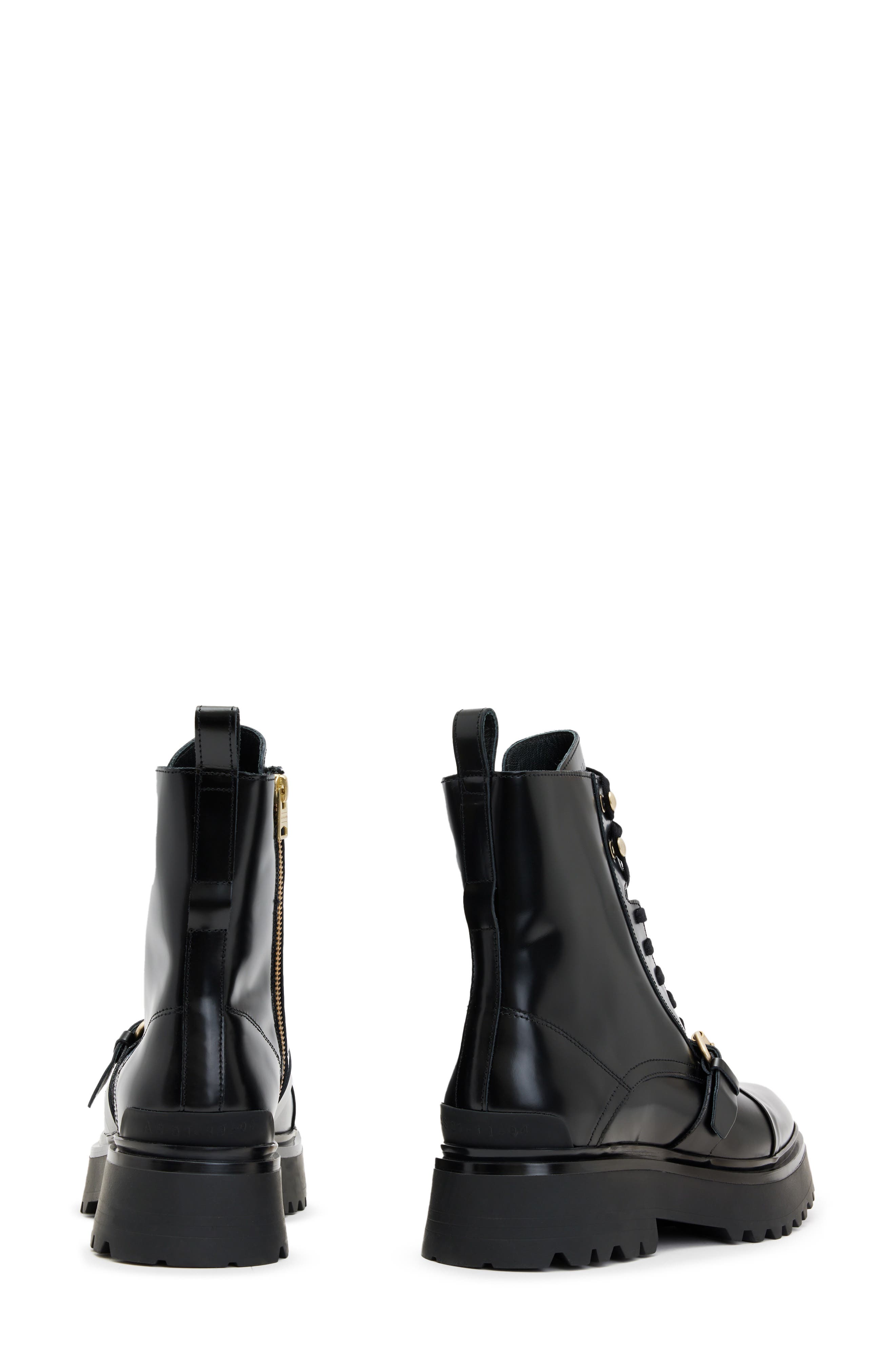 AllSaints Stellar Cap Toe Combat Boot, Alternate, color, 