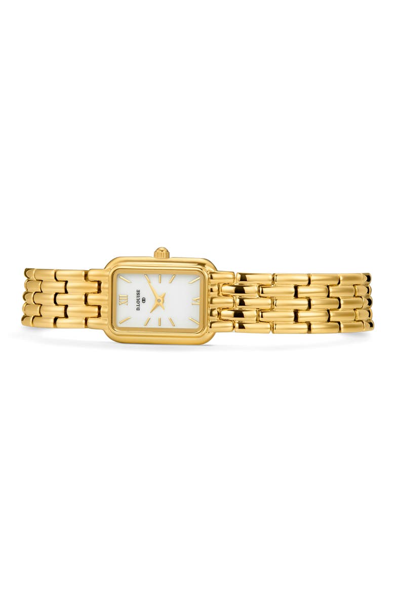 Classic Bracelet Watch, 28mm x 16mm, Alternate, color, GOLD