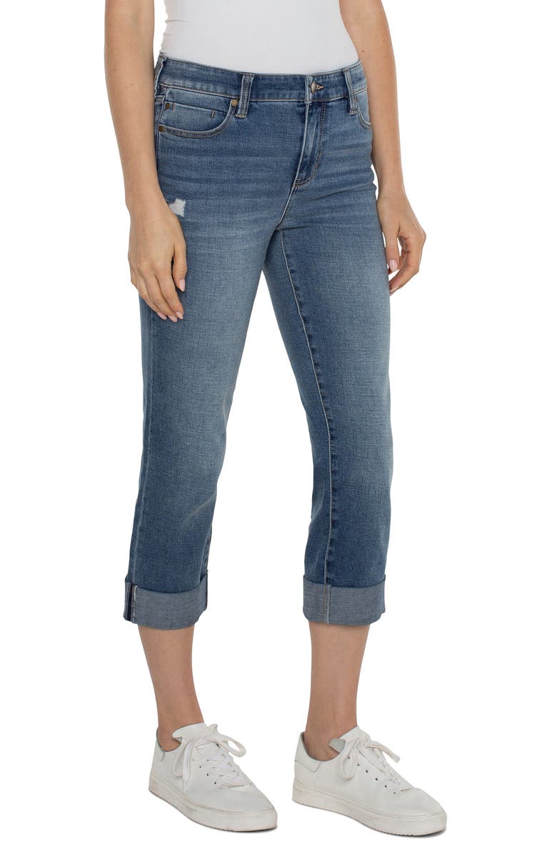 Liverpool Charlie Crop Skinny Jeans, Alternate, color,
