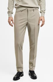 MANGO Superslim Fit Stretch Dress Pants