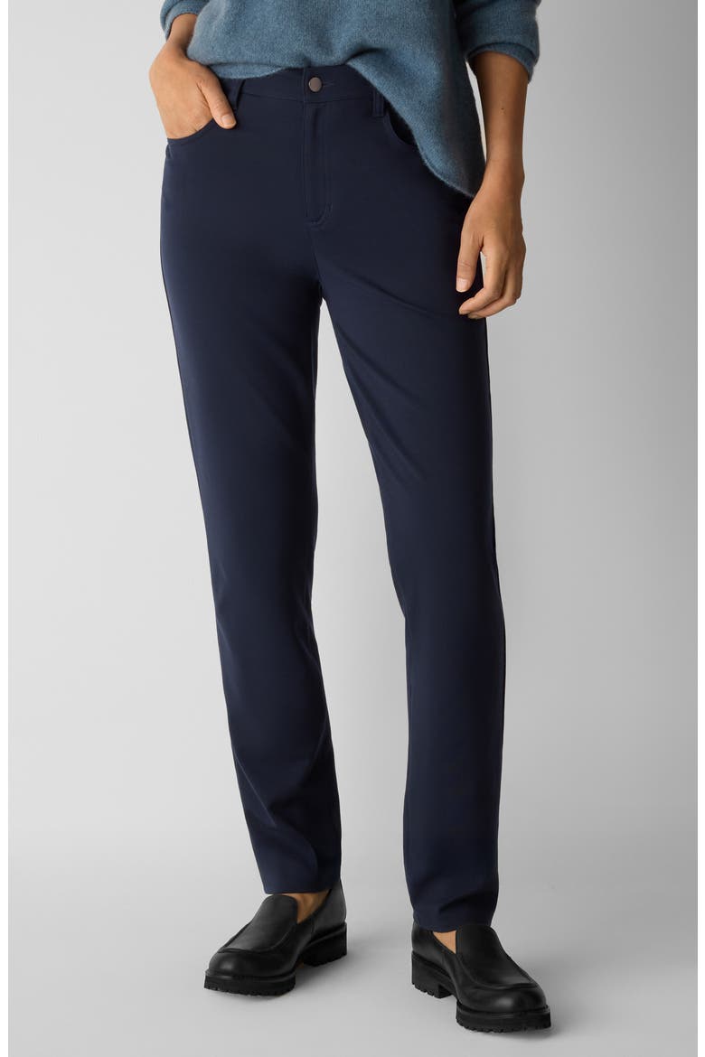 High Waist Slim Fit Jeans, Main, color, INK