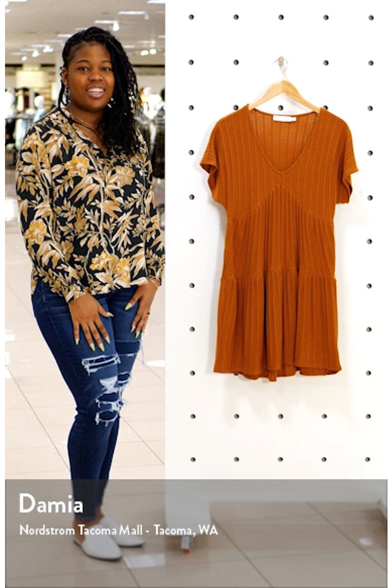 Rib Babydoll Dress video