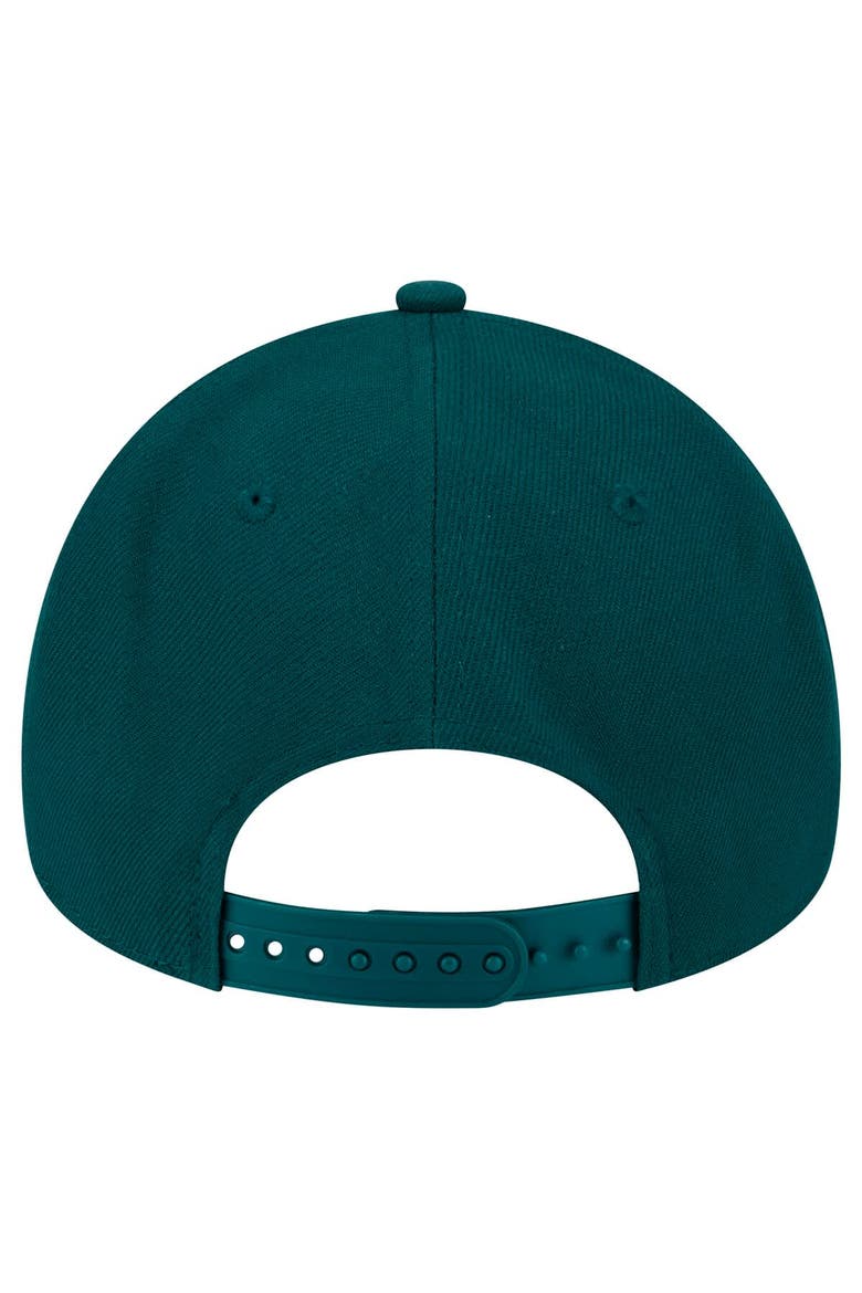 Men's New Era  Green Minnesota Wild Core A-Frame 9FORTY Adjustable Hat, Alternate, color, Green