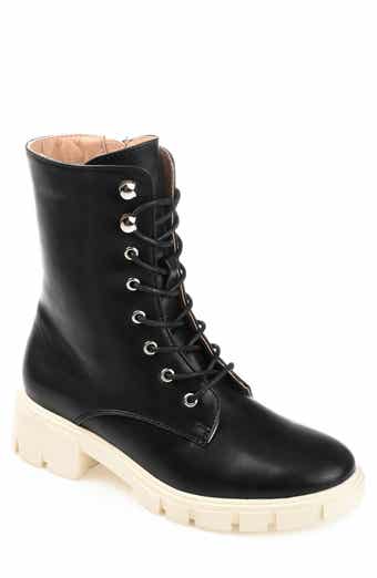 JOURNEE COLLECTION Madelynn Lug Sole Combat Boot
