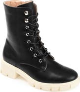 Journee Collection Madelynn Lug Sole Combat Boot