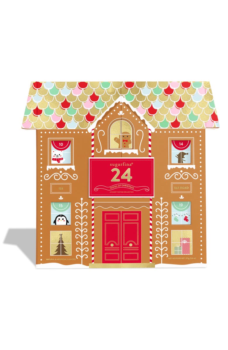 sugarfina 24 Tastes of Christmas Candy Advent Calendar, Main, color,