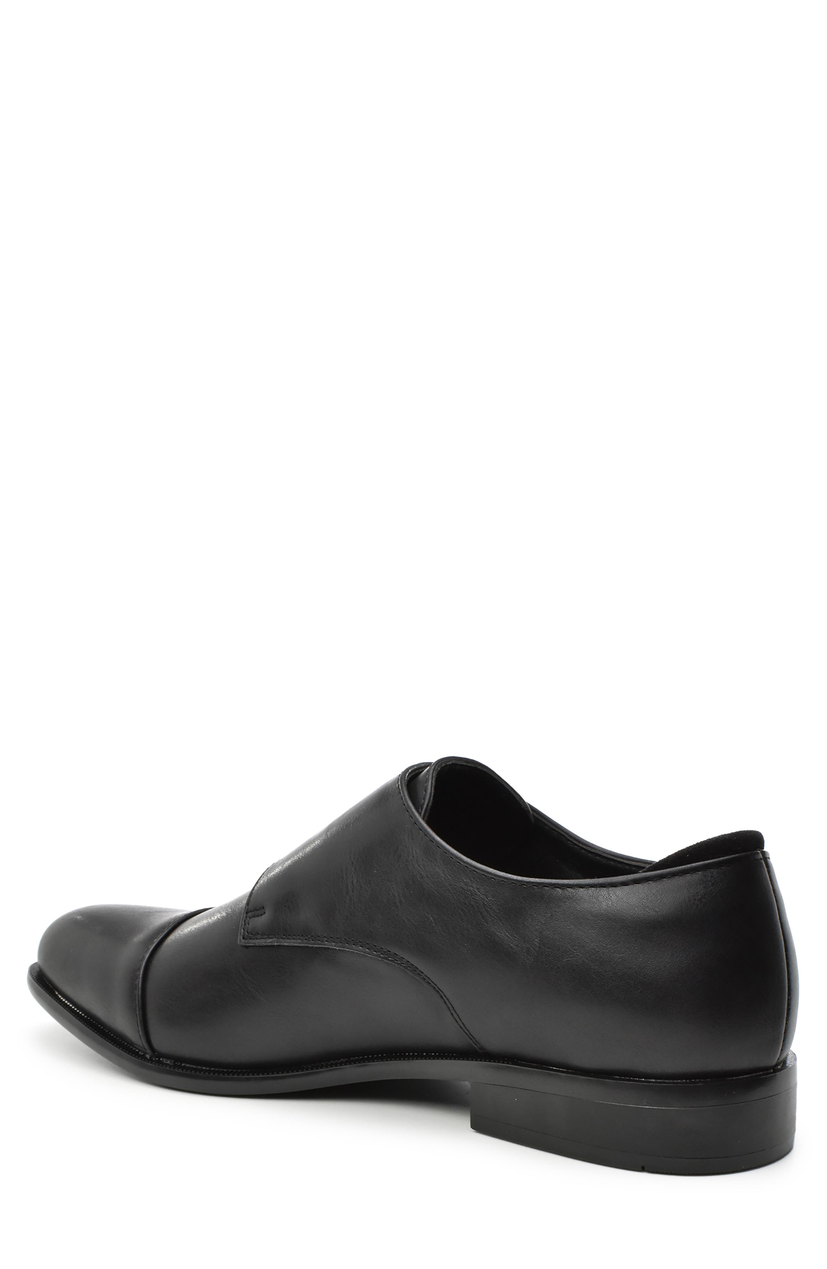 Tahari David Double Buckle Monk Strap Shoe, Alternate, color, 