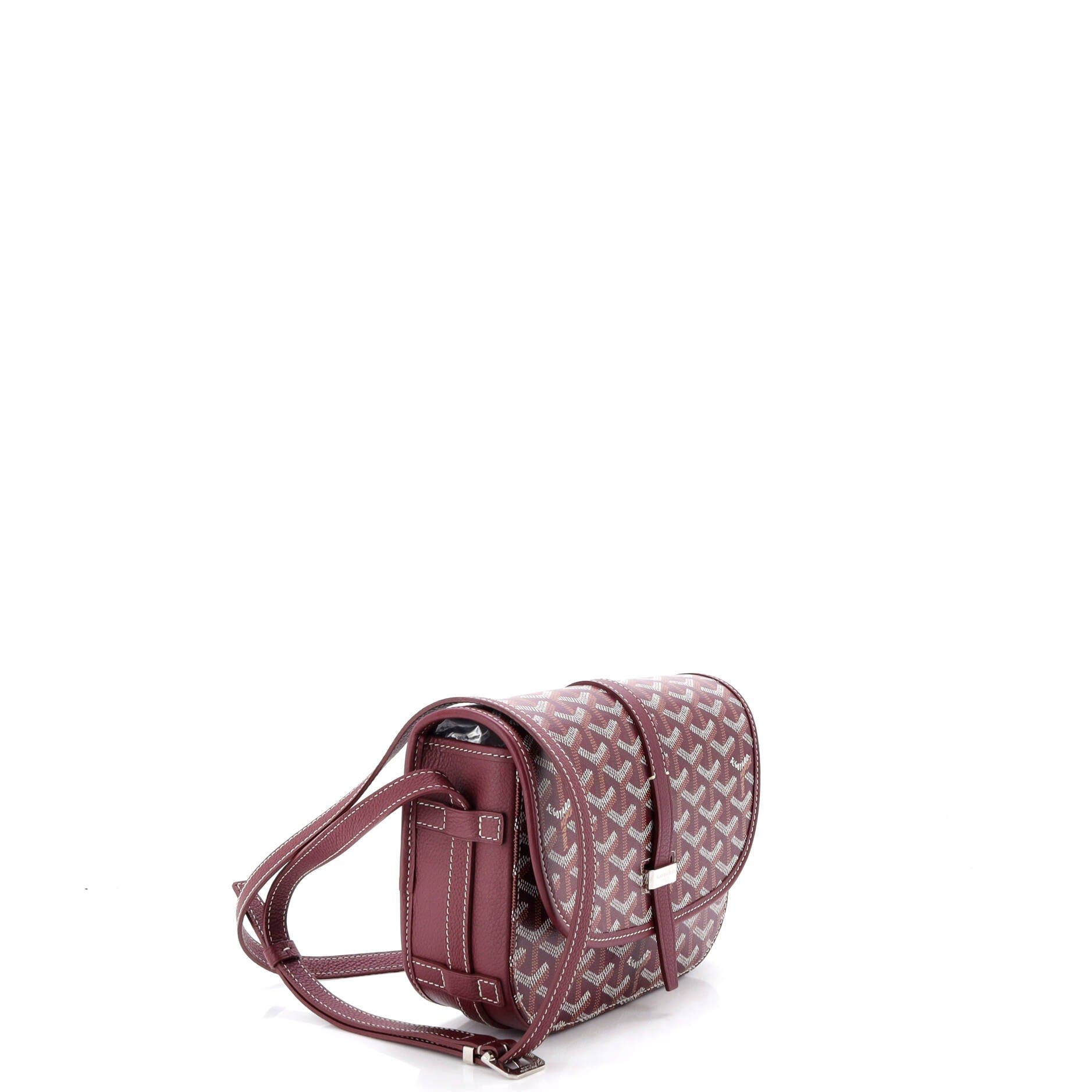 Pre-Owned Goyard Belvedere II Messenger Bag Coated Canvas PM, Alternate, color, Rose Gold