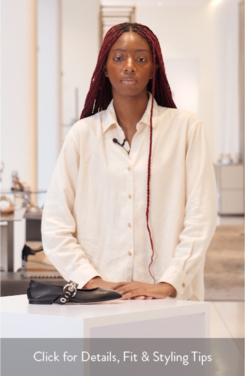 Uma Eyelet Mary Jane Flat, sales video thumbnail