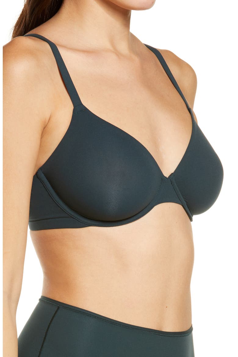 Fits Everybody Unlined Underwire Bra, Alternate, color, CYPRESS