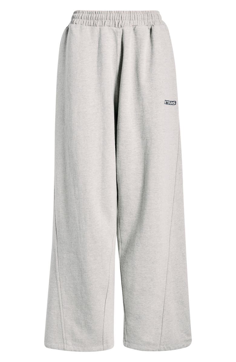 Iets Frans Big Simmi Wide Leg Sweatpants, Alternate, color, Grey