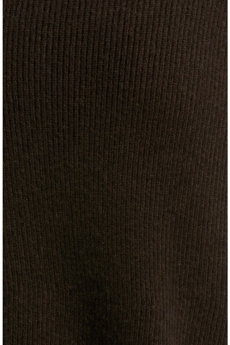 Cymone Long Cashmere Skirt, Alternate, color, SMOKEY BROWN