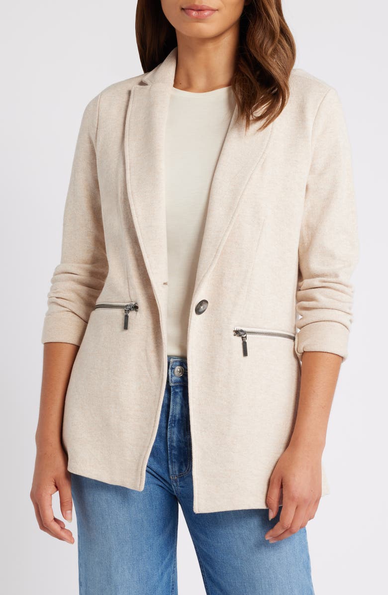 NIC+ZOE Knit Blazer, Main, color,