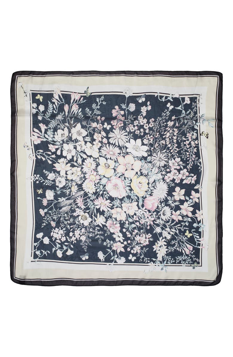 Vince Camuto Flower Power Square Scarf, Main, color,
