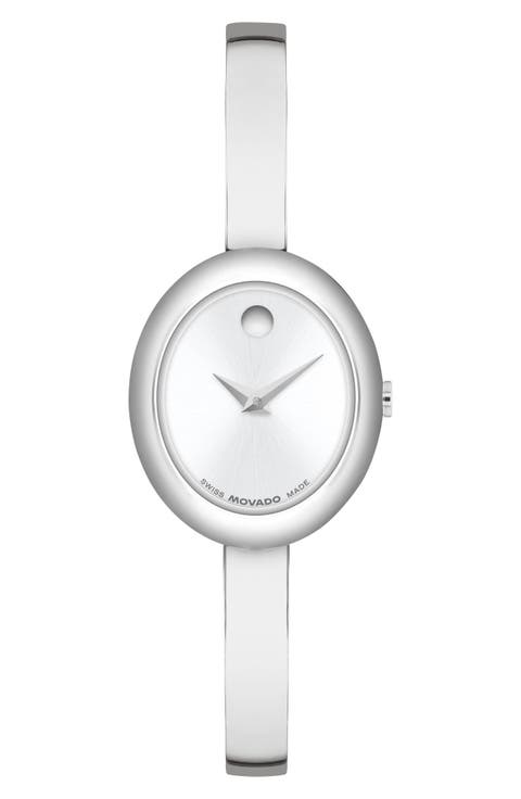 Museum Oval Bangle Watch, 22mm x 26mm