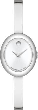 Movado Museum Oval Bangle Watch, 22mm x 26mm