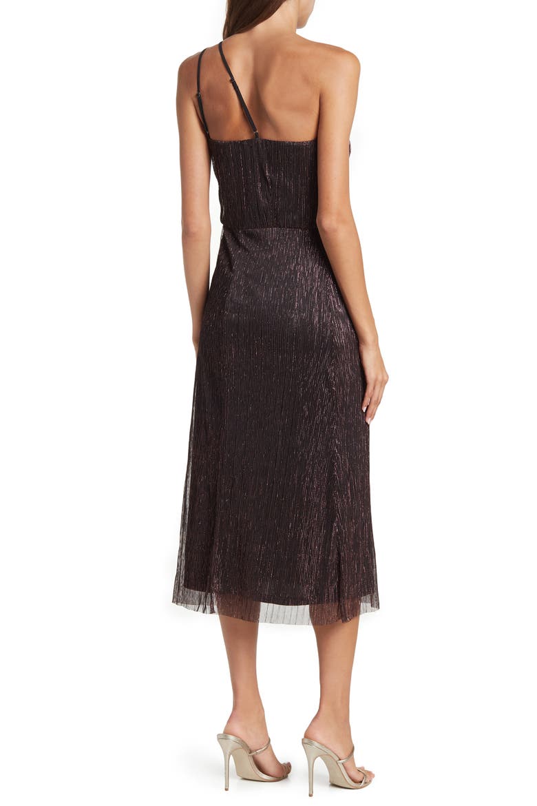 Strappy Midi Dress, Alternate, color, WINE